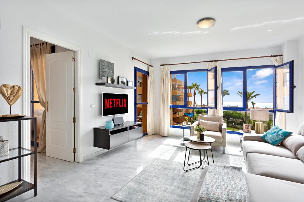 Χώρος καθιστικού στο Appartement Aldea Hills, Manilva
