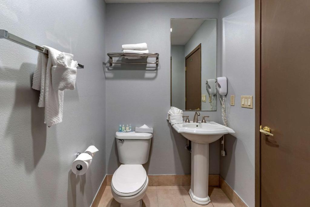 Koupelna v ubytování Quality Inn