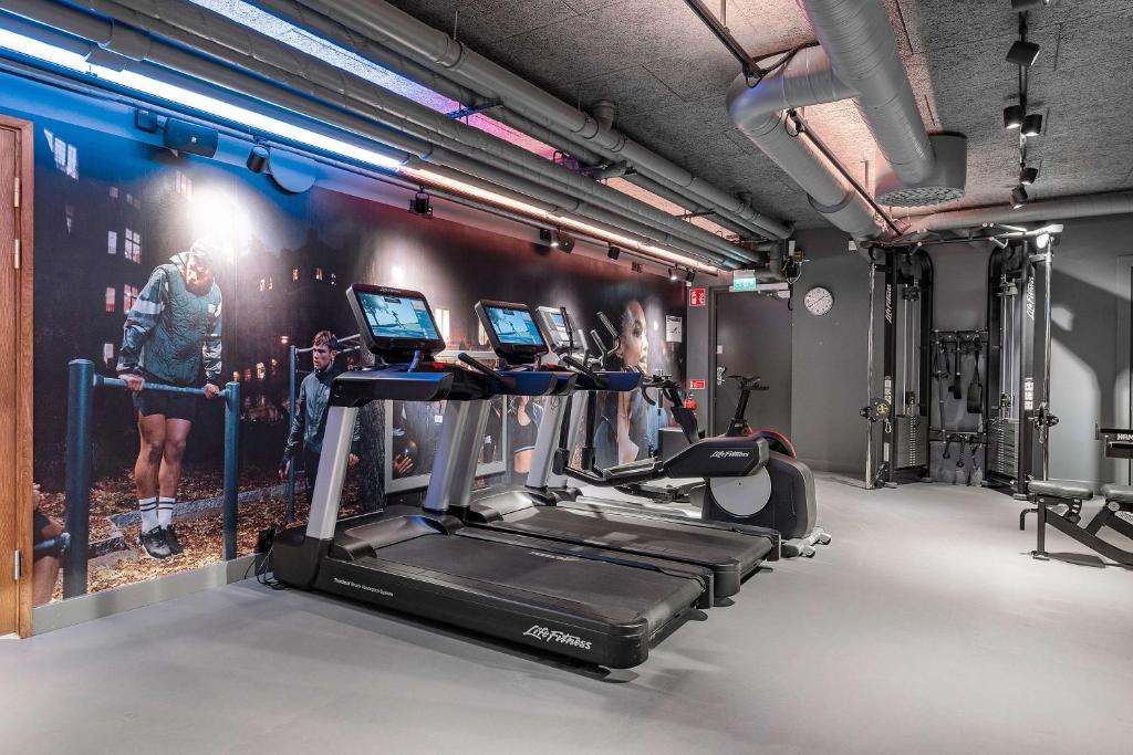 Fitness centrum a/nebo fitness zařízení v ubytování Best Western and Hotel Linkoping