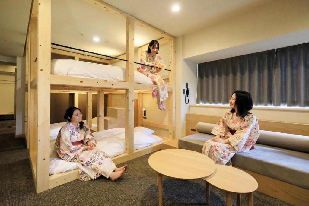 Postel nebo postele na pokoji v ubytování Merveille Hakone Gora