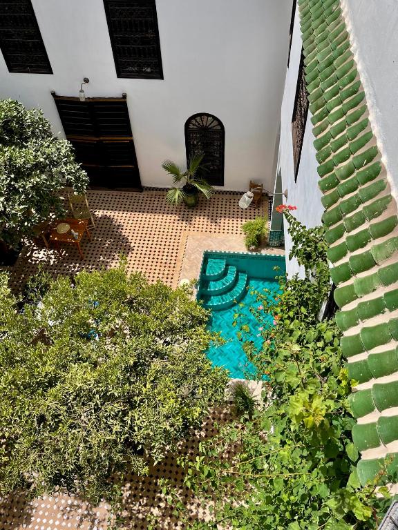 Zahrada ubytování Riad Al Wifak