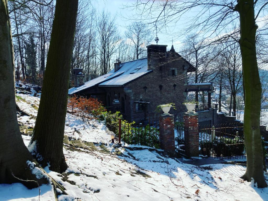 Trumpet House v zimě