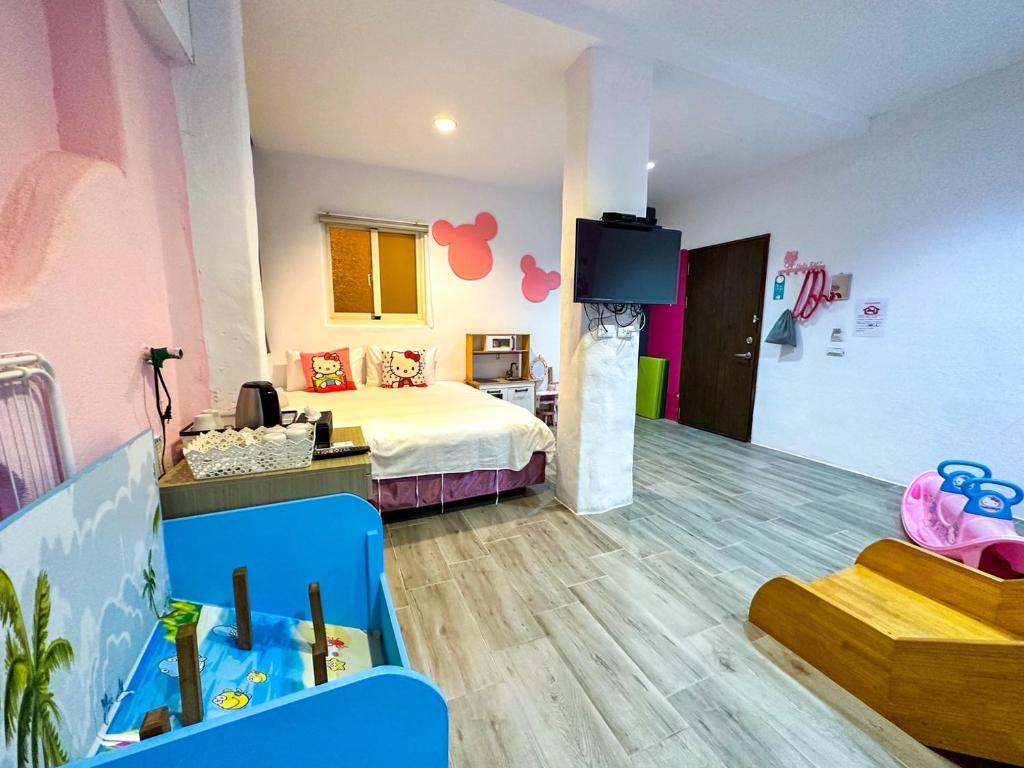 Postel nebo postele na pokoji v ubytování Rockhand Homestay
