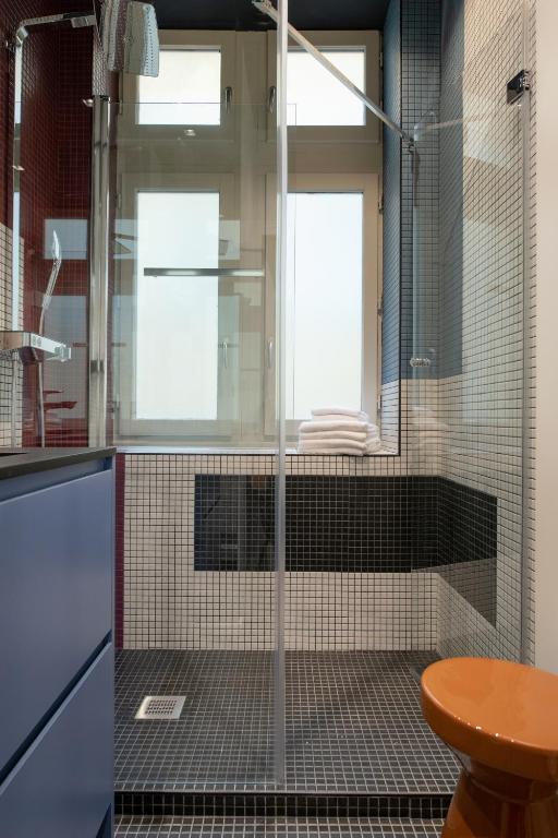 Koupelna v ubytování MiHotel Saint Jean