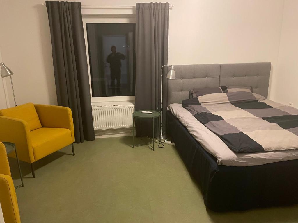 Postel nebo postele na pokoji v ubytování Hotell Silverborgen