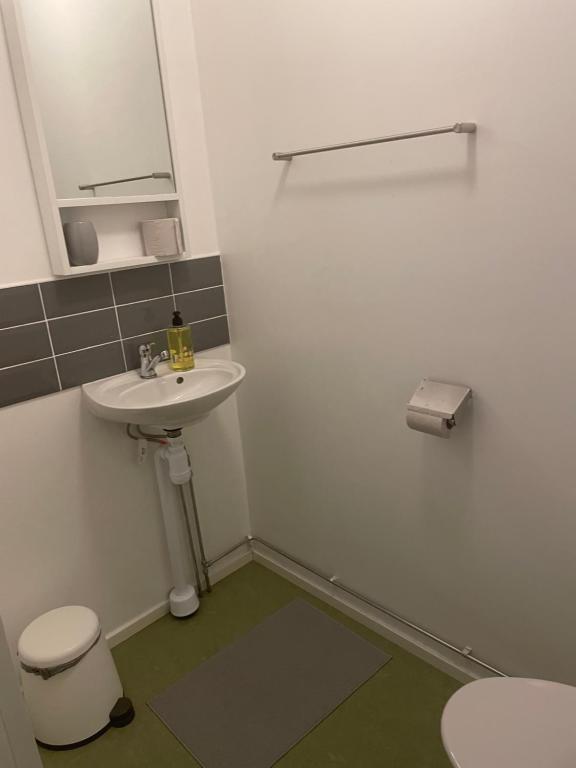 Koupelna v ubytování Hotell Silverborgen