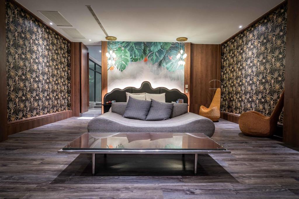 Posezení v ubytování Aquarius Motel