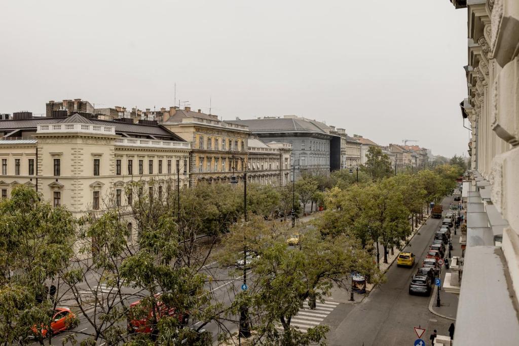 Výhľad na mesto Budapešť alebo výhľad na mesto priamo z apartmánu