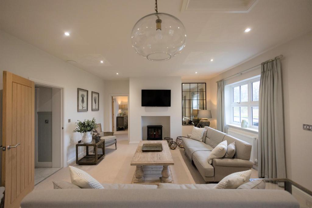 Et opholdsområde på Woodlands Cottage, Wynyard Hall