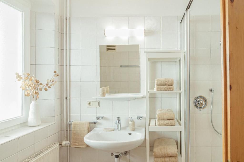 Koupelna v ubytování Alter Schlachthof