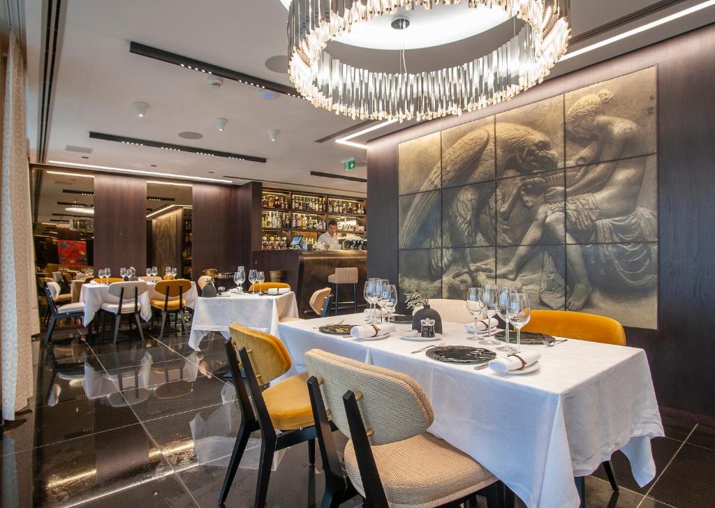 Restaurace v ubytování Villa Geba Boutique Hotel