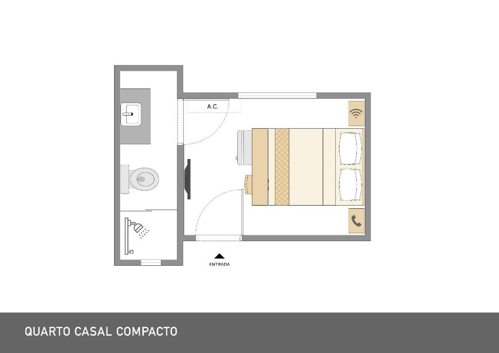 Půdorys ubytování Hotel Rojas All Suite