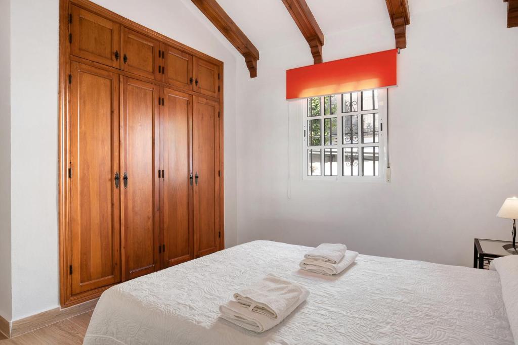 Posteľ alebo postele v izbe v ubytovaní Apartamento en la playa 2