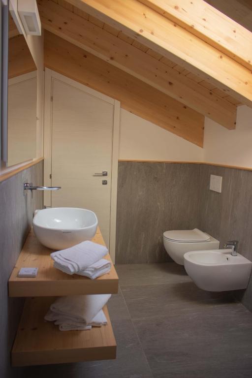 Koupelna v ubytování B&B Villa Cavallier