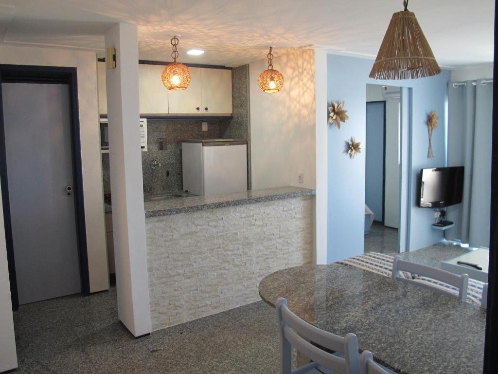 Particular Iracema Residence - 308-扁平02Q，带阳台和海景