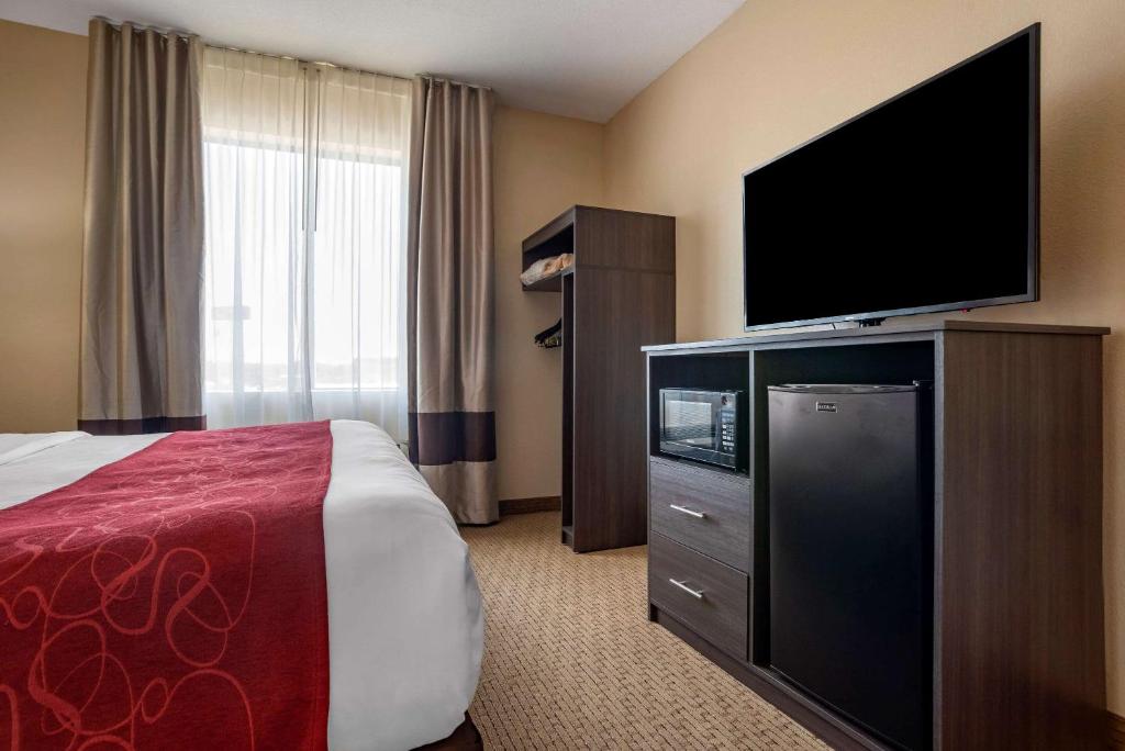 Comfort Suites Mobile West Tillmans Cornerにあるテレビまたはエンターテインメントセンター