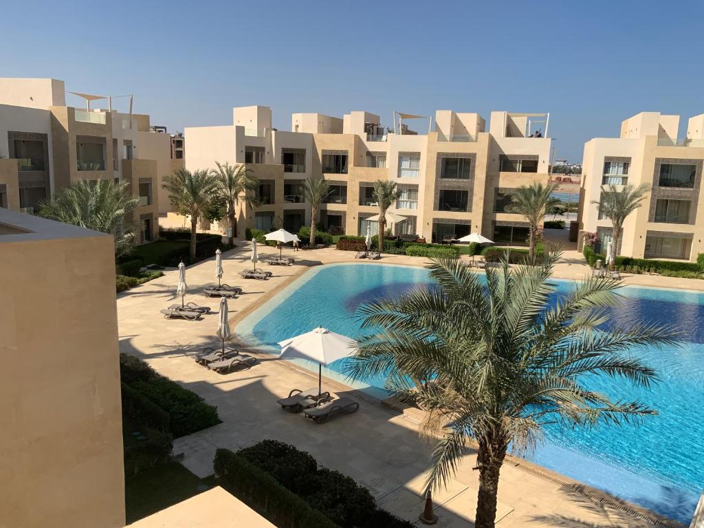 Bazén v ubytování Elgouna Hurghada egypt mangroovy nebo v jeho okolí