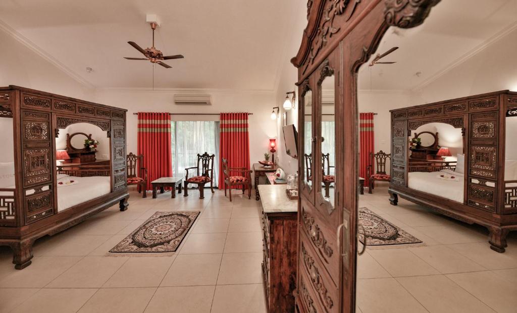 Postel nebo postele na pokoji v ubytování Storii By ITC Hotels, Shanti Morada Goa