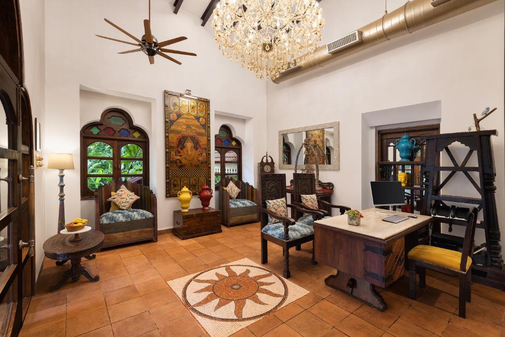 Posezení v ubytování Storii By ITC Hotels, Shanti Morada Goa