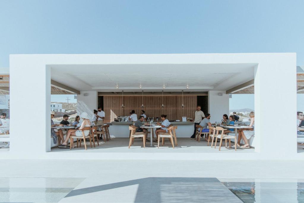 Restaurace v ubytování Cove Paros