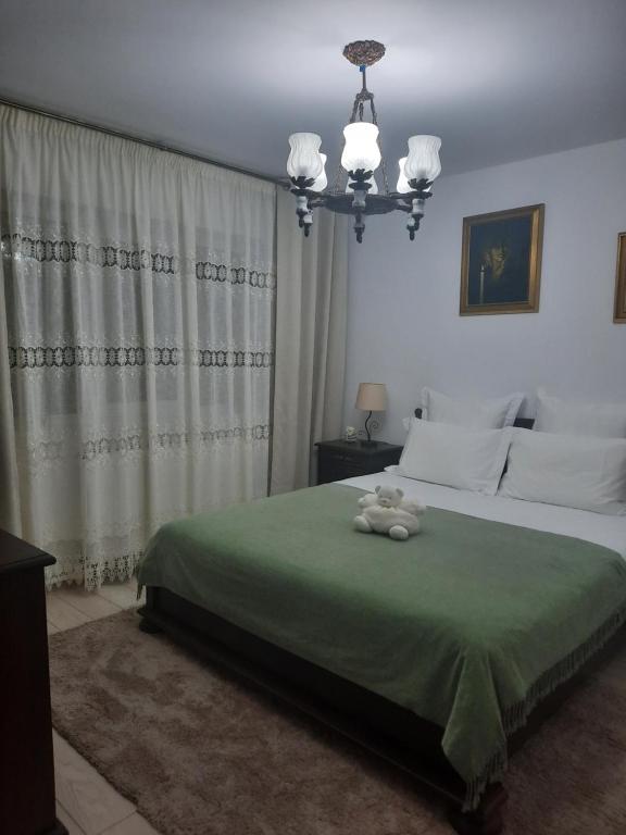 Postel nebo postele na pokoji v ubytování Apartament Elena