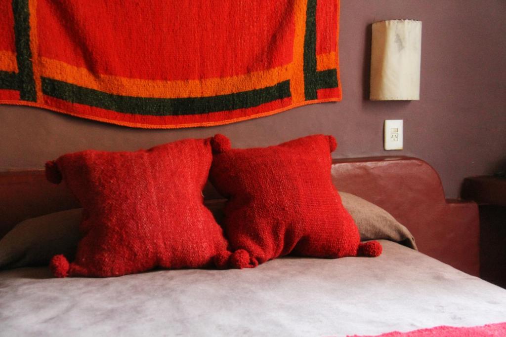 Postel nebo postele na pokoji v ubytování Posada La Guadalupe