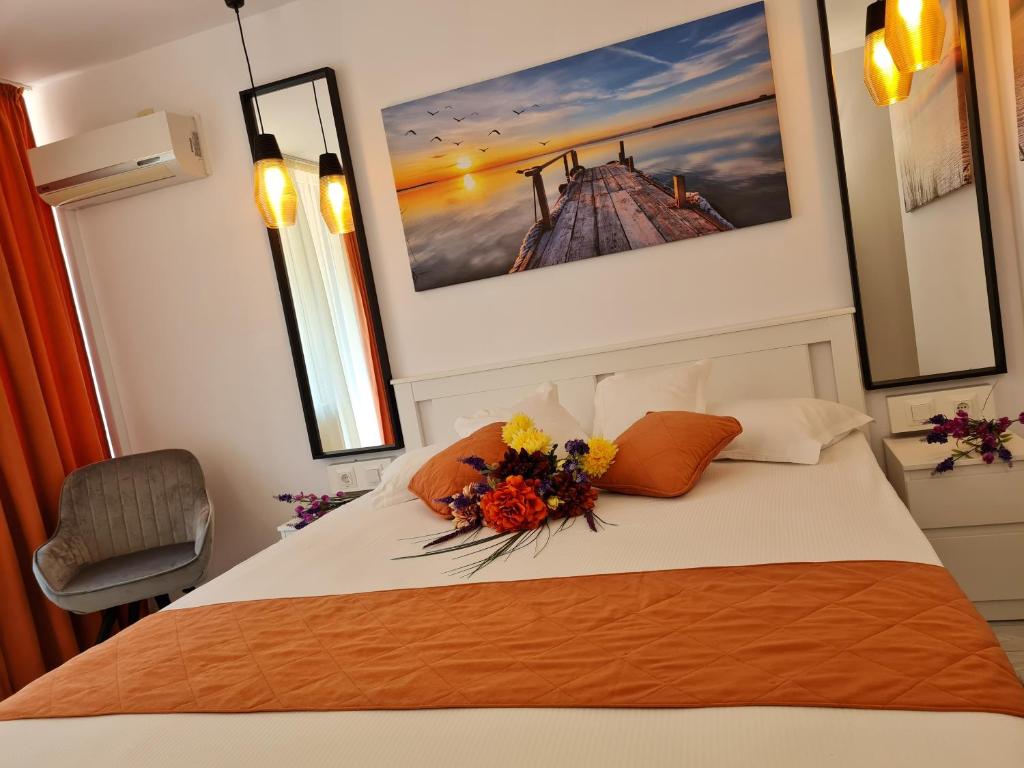 Postel nebo postele na pokoji v ubytování Hotel Sunquest