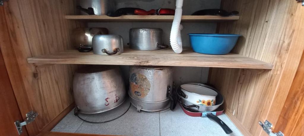 Kuchyň nebo kuchyňský kout v ubytování Villas Karen