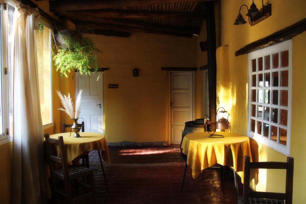 Posezení v ubytování Posada La Guadalupe