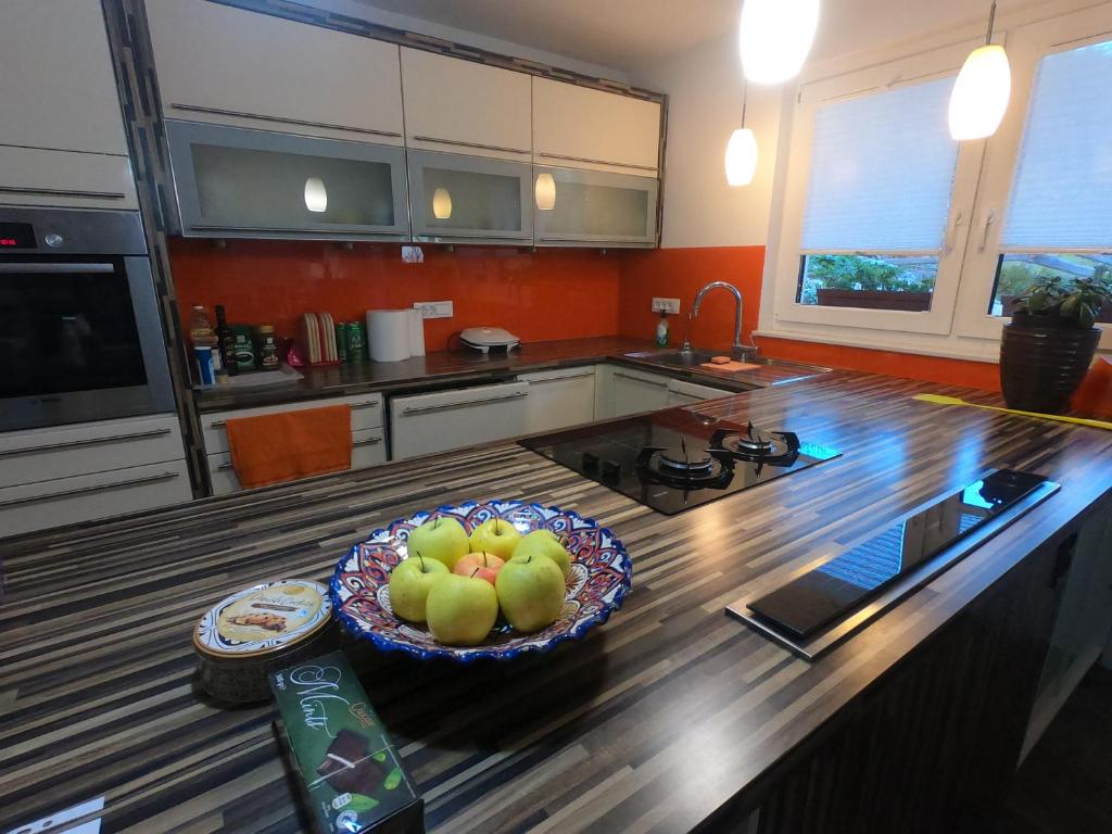 Kuchyň nebo kuchyňský kout v ubytování Hiša v mesečini - Moonlight house