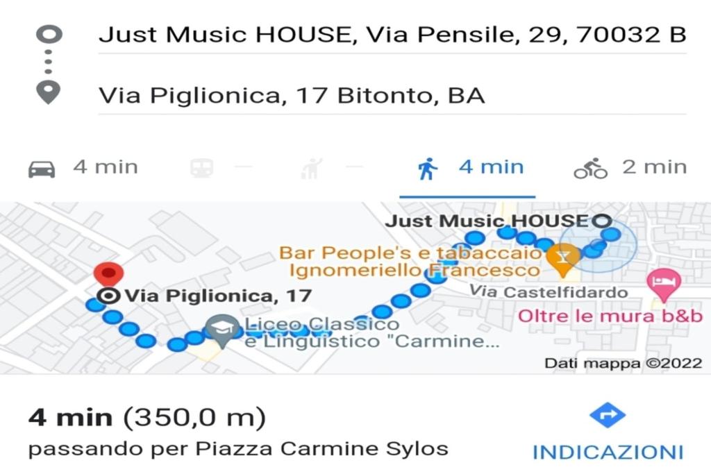 Kép Just Music House bnb,typical,15min airport & beach szállásáról Bitontóban a galériában