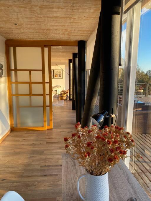 Balkón nebo terasa v ubytování Espectacular Loft en Zapallar