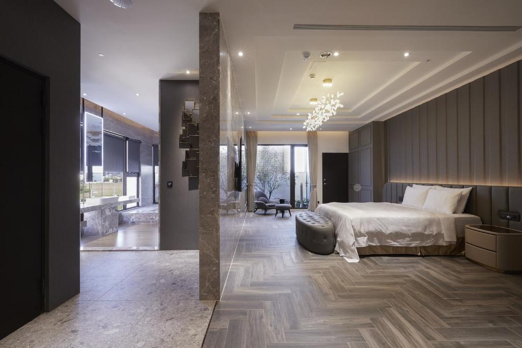 Postel nebo postele na pokoji v ubytování Domo Hotel