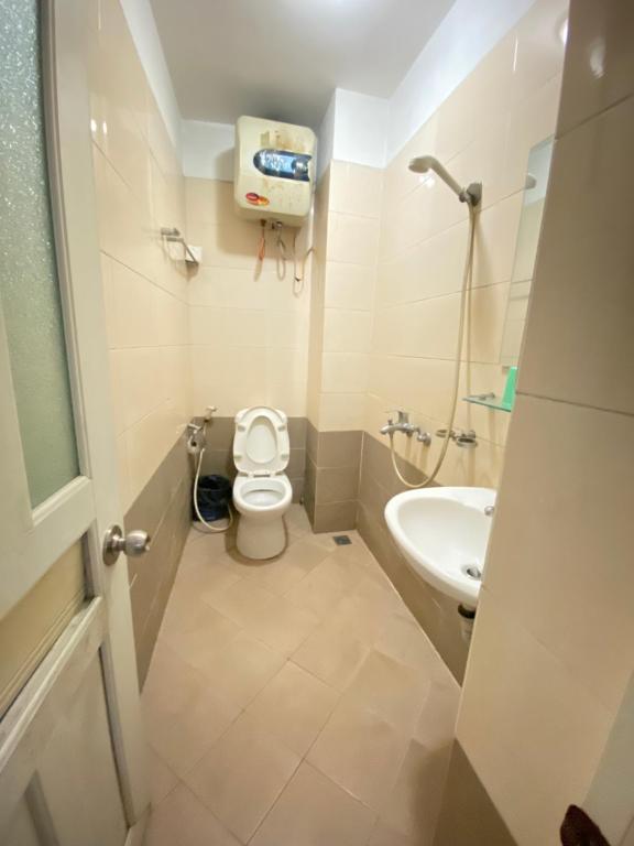 Koupelna v ubytování Sophie hotel