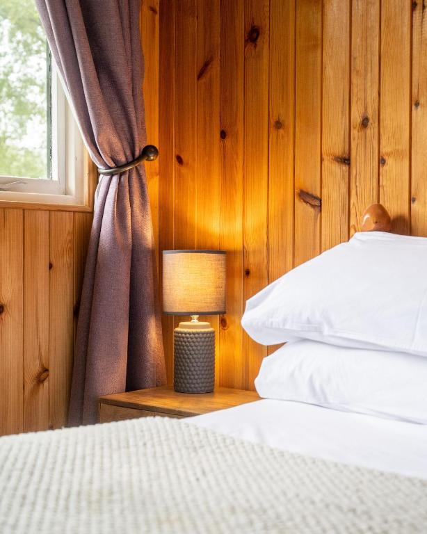 Katil atau katil-katil dalam bilik di Ancarraig Lodges