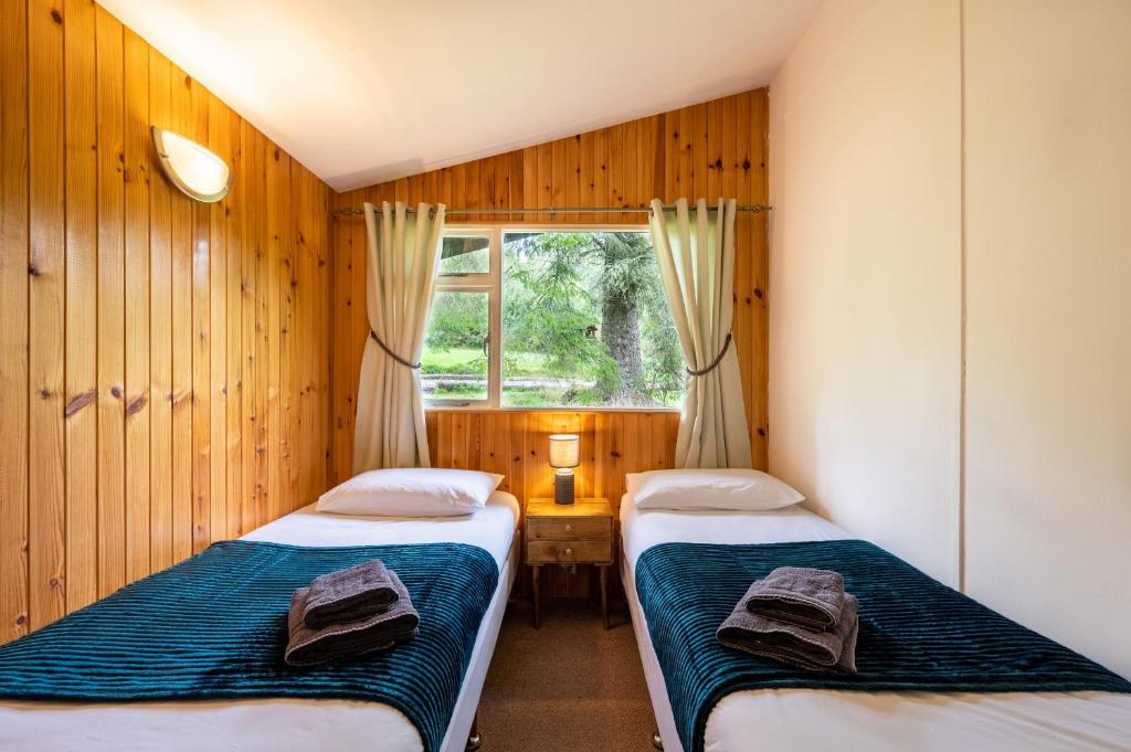 Katil atau katil-katil dalam bilik di Ancarraig Lodges