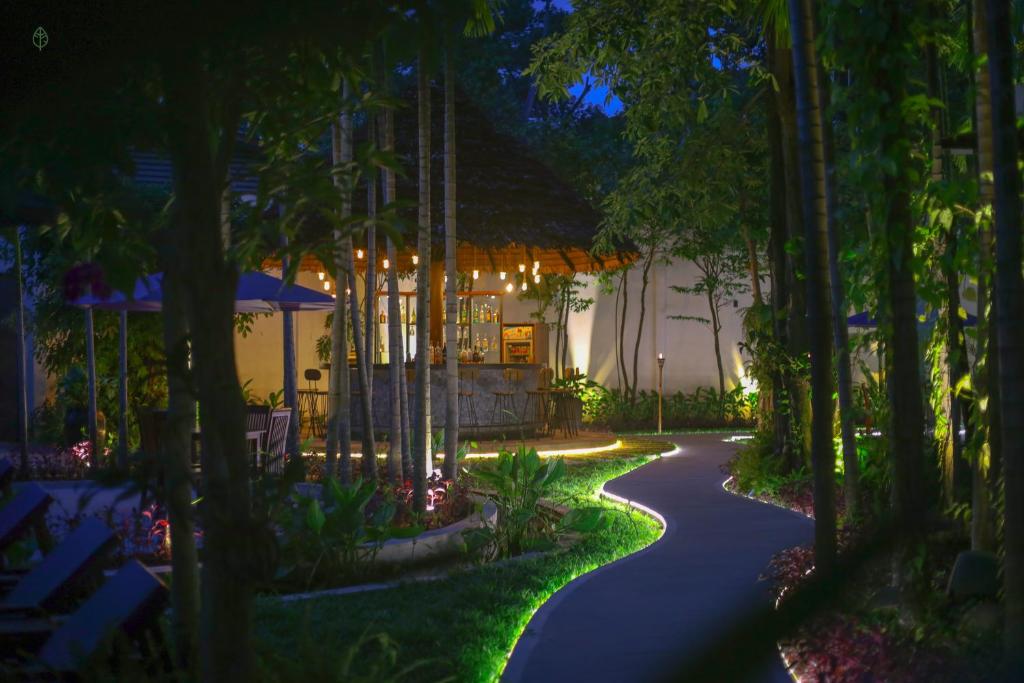 Zahrada ubytování Koulen Hotel