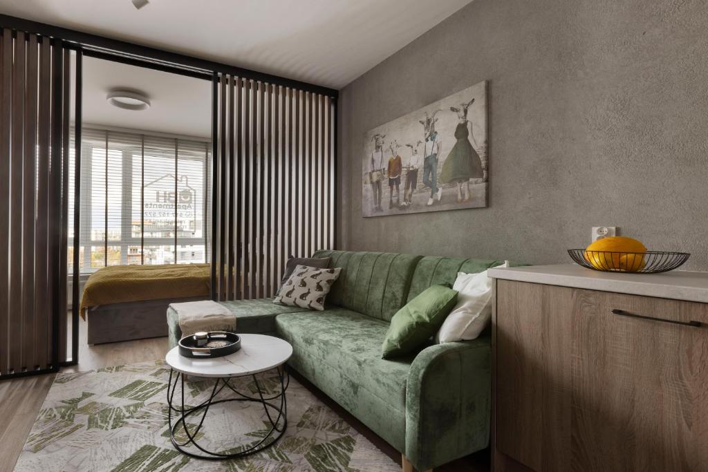 Posedenie v ubytovaní Glow Apartments, Gdańsk Śląska 12