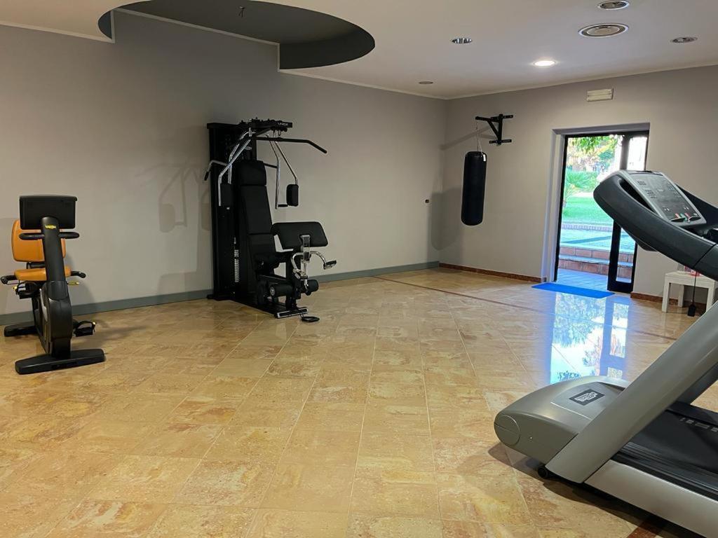 Fitness centrum a/nebo fitness zařízení v ubytování Resort Sciabache