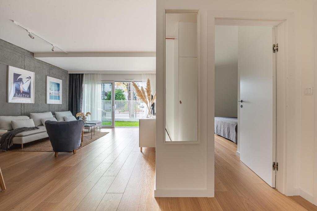 Posezení v ubytování S35 Apartments Gdynia Orłowo