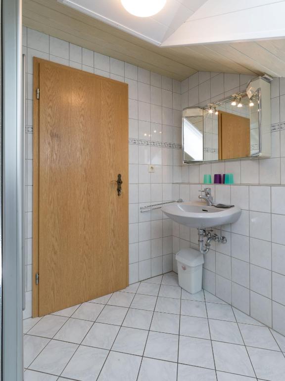 Koupelna v ubytování Ferienwohnung Christel Lorenz