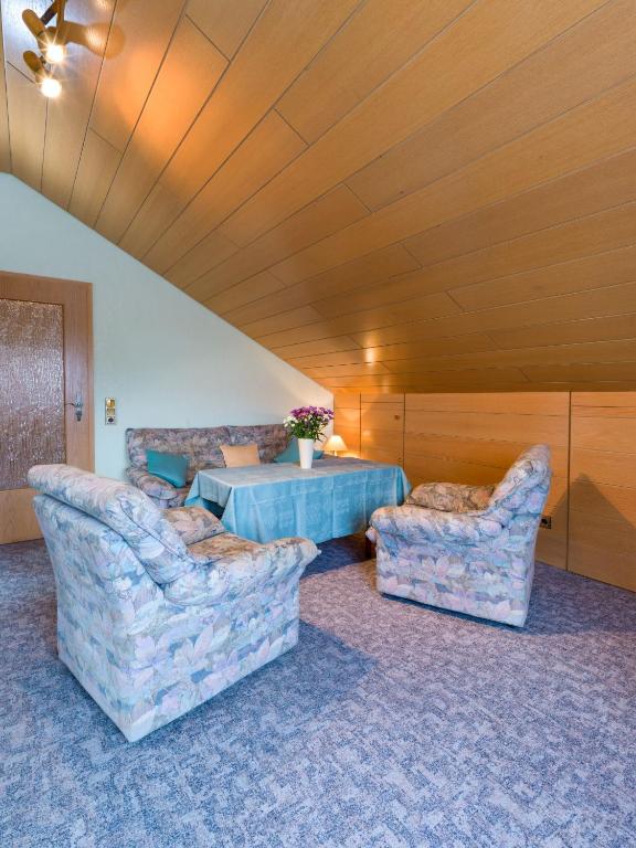 Posezení v ubytování Ferienwohnung Christel Lorenz