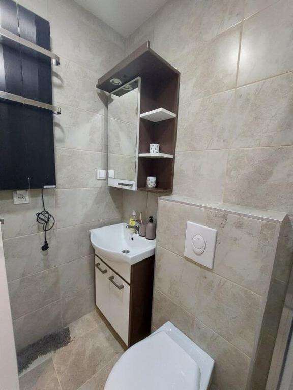 Koupelna v ubytování Apartman Loly Zlatibor