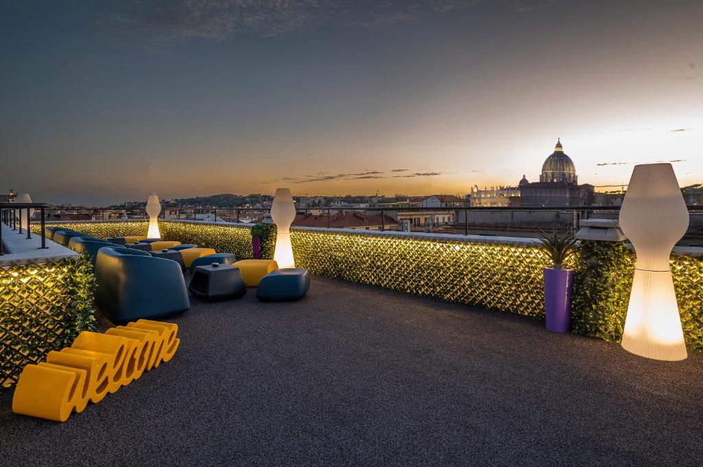 Posezení v ubytování Hotel Relais Dei Papi