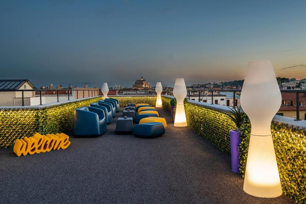 Posezení v ubytování Hotel Relais Dei Papi