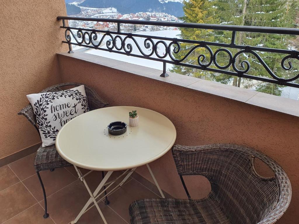 Balkón nebo terasa v ubytování Apartman NEDA Zlatar