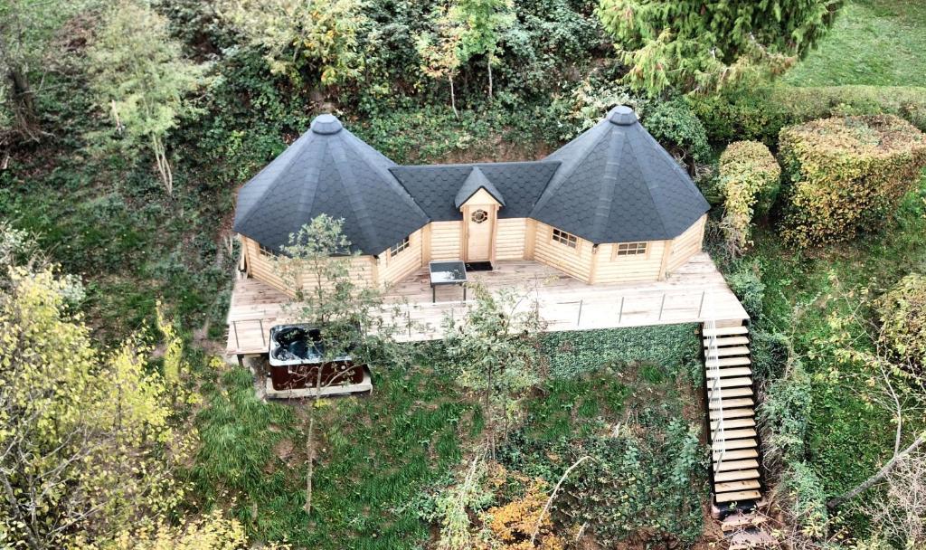 Zahrada ubytování Alsace kota évasion & Spa la canopée