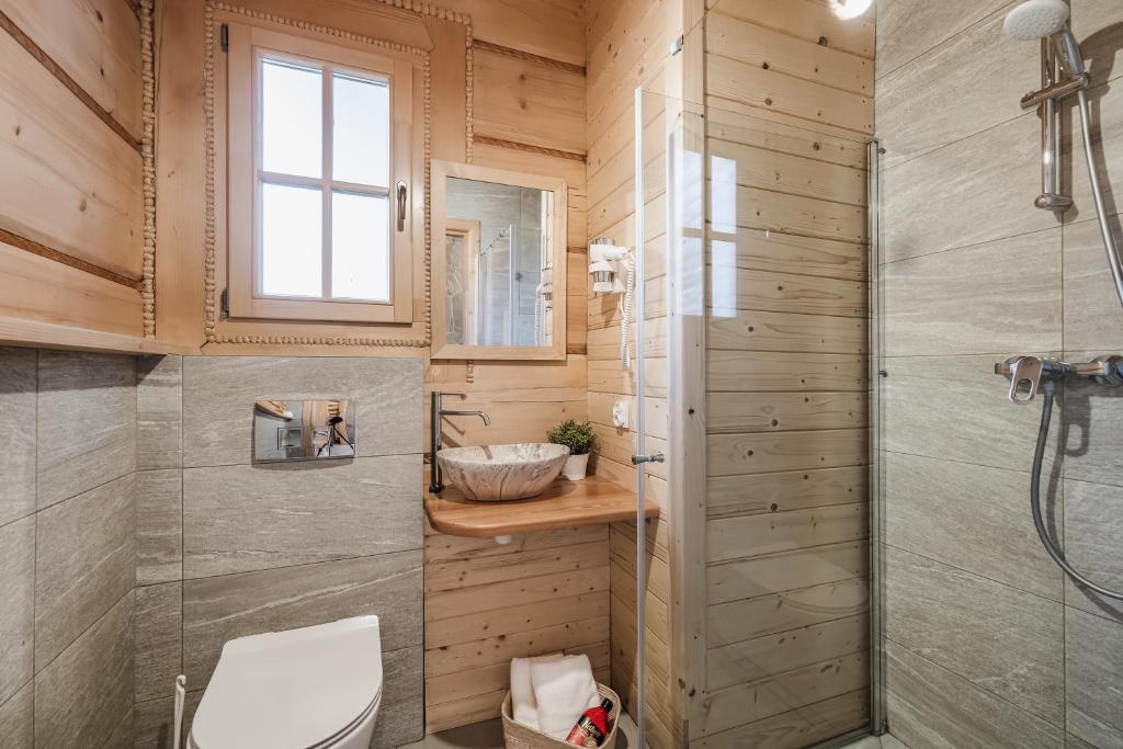 Kúpeľňa v ubytovaní Pienińska Przystań