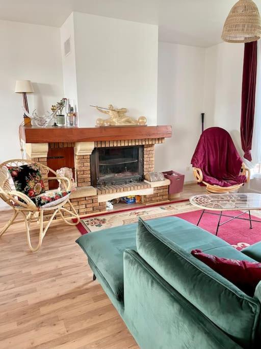 Część wypoczynkowa w obiekcie Vive la vie - maison de famille à Mers proche mer