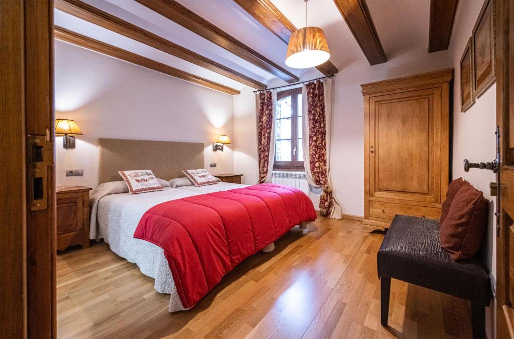 Postel nebo postele na pokoji v ubytování Apartamentos Casa Pichuana